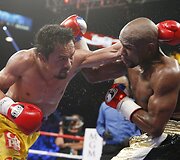 Floydas Mayweatheris prie&scaron; Manny Pacquiao