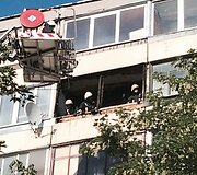 Gaisras Tuskulėnų gatvėje Vilniuje