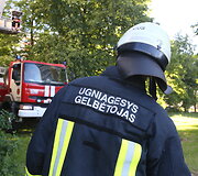 Gaisras Tuskulėnų gatvėje Vilniuje