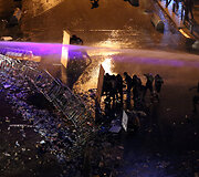 Protestuotojų ir policijos susirėmimai Beirute