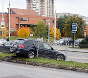 Avarija Justini&scaron;kių ir Rygos gatvių sankryžoje