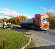 Užsidegęs automobilis