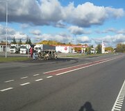 Užsidegęs automobilis
