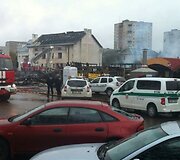 Gaisro Ukmergės gatvėje padariniai