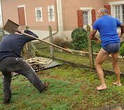 Aktyvistų ir ūkininkų susirėmimas