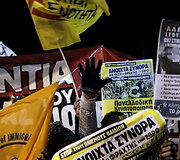 Demonstracija Atėnuose