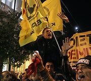 Demonstracija Atėnuose