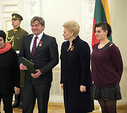Apdovanojimų įteikimas prezidentūroje