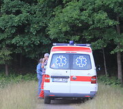 Pareigūnai įvykio vietoje