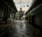 Karinės technikos pristatymas Kai&scaron;iadoryse
