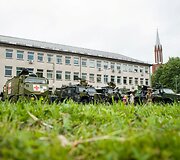 Karinės technikos pristatymas Kai&scaron;iadoryse
