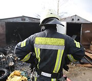 Pagiriuose užsiliepsnojo garažas