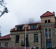 Gaisras Pranci&scaron;konų gatvėje