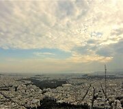 Atėnų panorama nuo Lycabettus kalvos