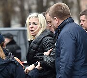 Marija Maksakova jos vyro nužudymo vietoje