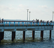 Poilsiautojai Palangoje