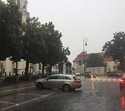 Trečiadienio popietės lietus Vilniuje