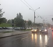 Trečiadienio popietės lietus Vilniuje