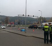 Vilniuje partrenktas žmogus