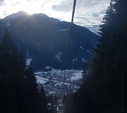 Pinzolo miestelis leidžiantis keltuvu
