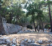 Antikinio miesto Faselio griuvėsiai Turkijoje