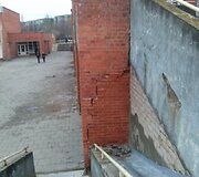 Griūnantis pastatas Vilniaus &Scaron;e&scaron;kinės rajone
