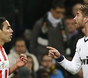 Radamelis Falcao ir Sergio Ramosas