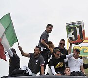 &bdquo;Juventus&ldquo; klubo ir sirgalių triumfas.