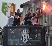&bdquo;Juventus&ldquo; klubo ir sirgalių triumfas.