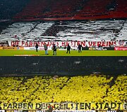&bdquo;Bayern&ldquo; ir &bdquo;Borussia&ldquo; komandų aistruoliai.
