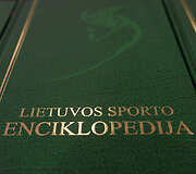 Sporto enciklopedijos pristatymo akimirka