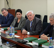 Dainas Gudzinevičiūtė, Valdas Adamkus ir Klemensas Rim&scaron;elis