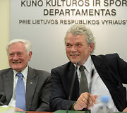 Valdas Adamkus ir Klemensas Rim&scaron;elis