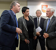 Valentinas Paketūras, Daina Gudzinevičiūtė, Klemensas Rim&scaron;elis, Valdas Adamkus