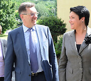 Daina Gudzinevičiūtė ir Algirdas Butkevičius