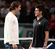 Zlatanas Ibrahimovičius ir Novakas Džokovičius