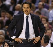 &bdquo;Heat&ldquo; treneris Erikas Spoelstra