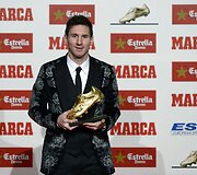 Lionelis Messi atsiėmė &bdquo;Auksinį batelį&ldquo;