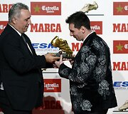 Lionelis Messi su Hristo Stoikovu
