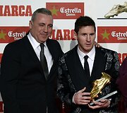 Lionelis Messi su Hristo Stoikovu