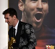 Lionelis Messi atsiėmė &bdquo;Auksinį batelį&ldquo;