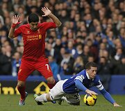 Luisas Suarezas ir Rossas Barkley