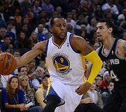 Andre Iguodala ir Danny Greenas