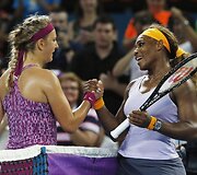 Viktorija Azarenka ir Serena Williams
