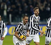 &bdquo;Juventus&ldquo; žaidėjai triumfuoja