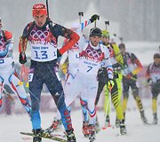 Biatlono masinio starto varžybos