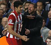 Diego Simeone ir Diego Costa