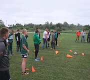 &Scaron;iaulių regbininkų treniruotė su profesionalu Jamesu Percivalu