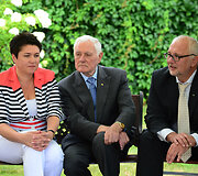 Daina Gudzinevičiūtė, Valdas Adamkus ir Dainius Pavalkis