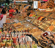 La Rambla gatvės turgus